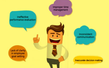 An image representing a man points out the challenges faced by HR